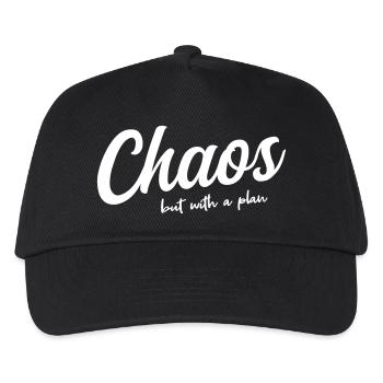 Chaos mit System - Kinder Basecap - Schwarz - Vorne