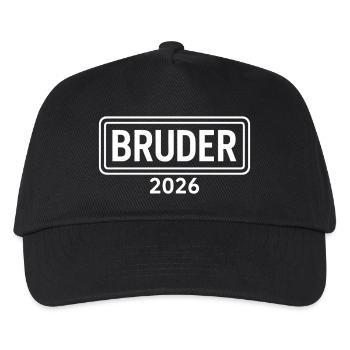 BROTHER 2026 Proud Sibling Announcement - Kids’ Baseball Cap - black - Front