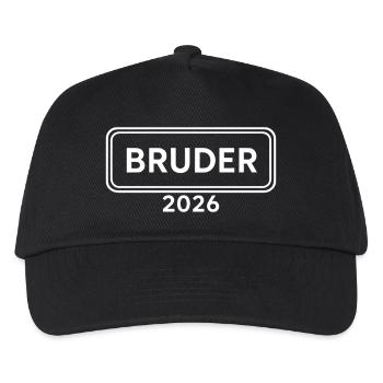 BROTHER 2026 Proud Sibling Announcement - Kids’ Baseball Cap - black - Front