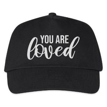 You Are Loved No Matter How You Feel Mitgefühl - Kinder Basecap - Schwarz - Vorne