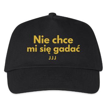 Ich will nicht reden – JJJ - Kinder Basecap - Schwarz - Vorne