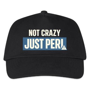 Perimenopause Humor Perimenopause - Kids’ Baseball Cap - black - Front