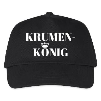 Crumbs King - Kids’ Baseball Cap - black - Front