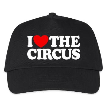 J’adore le cirque - Casquette de baseball Enfant - noir - Devant