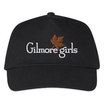 Gilmore Girls Logo Stickdesign - Kinder Basecap - Schwarz - Vorne