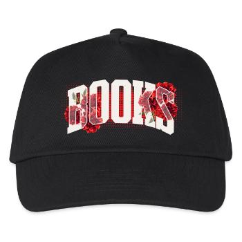 Blood Red Flowers Typo - Kids’ Baseball Cap - black - Front