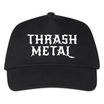 Thrash Metal Logo Crest - Kids’ Baseball Cap - black - Front