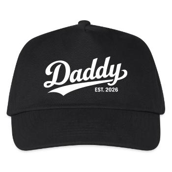 Daddy's 2026 Daddy-to-be New Father Gift - Kids’ Baseball Cap - black - Front