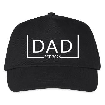 Vater geschätzt 2026 Vater-Sende-Vatertag - Kinder Basecap - Schwarz - Vorne