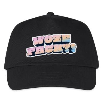 Wow Face Pastel Graffiti Style - Casquette de baseball Enfant - noir - Devant
