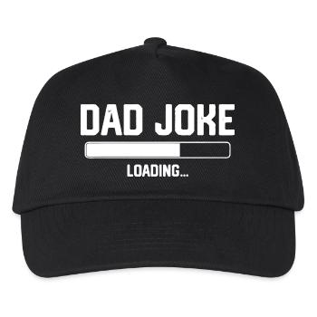 Dad Joke Loading Bar - Kids’ Baseball Cap - black - Front