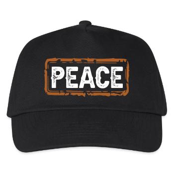 Peace - Kids’ Baseball Cap - black - Front