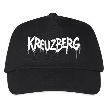 Kreuzberg Graffiti - Kinder Basecap - Schwarz - Vorne