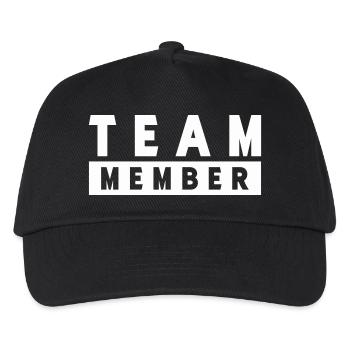 Team Member - Kids’ Baseball Cap - black - Front