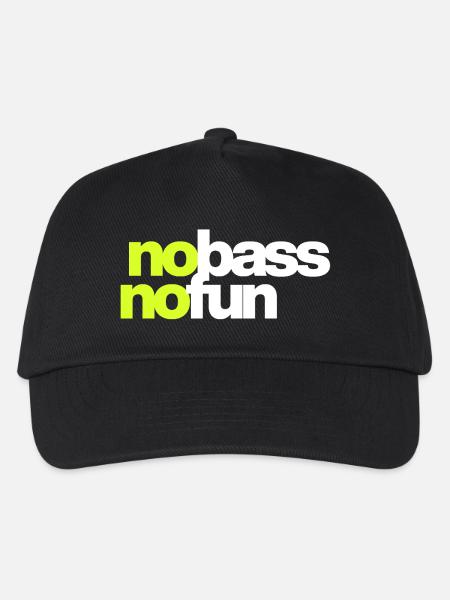 Kein Bass Kein Spaß - Kinder Basecap - Schwarz