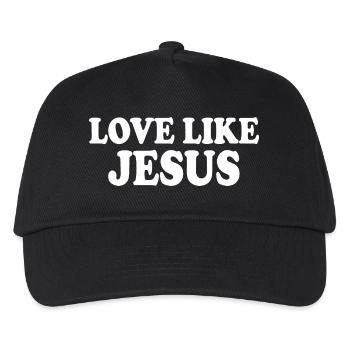 Love like jesus - Kids’ Baseball Cap - black - Front