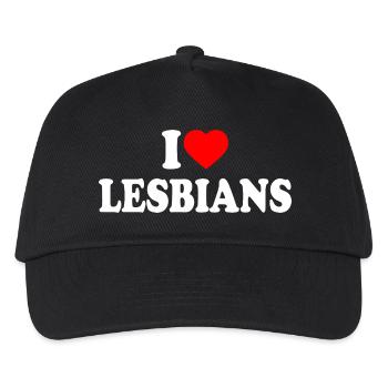 i love lesbians - Kids’ Baseball Cap - black - Front
