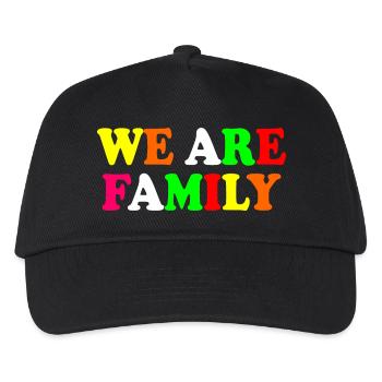 We are family - Casquette de baseball Enfant - noir - Devant