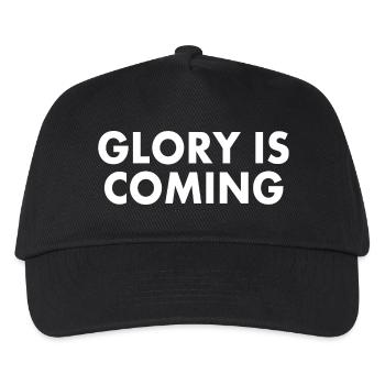 Glory is coming - Kids’ Baseball Cap - black - Front