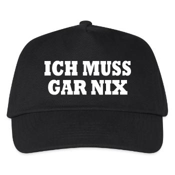 Je n’ai rien à faire - Casquette de baseball Enfant - noir - Devant