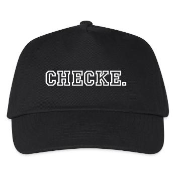 Déclaration de chèque indiquant Minimaliste - Casquette de baseball Enfant - noir - Devant