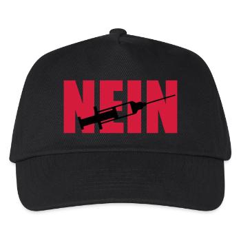 Pas de seringue - Casquette de baseball Enfant - noir - Devant