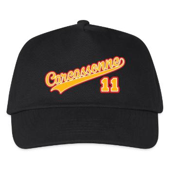 Languedoc Roussillon Carcassonne 11 II - Casquette de baseball Enfant - noir - Devant