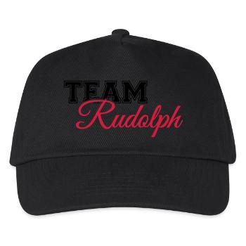 Team Rudolph - Kinder Basecap - Schwarz - Vorne