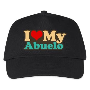 i love my abuelo - Kinder Basecap - Schwarz - Vorne