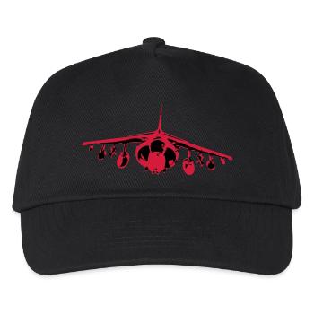 Harrier Front - Kids’ Baseball Cap - black - Front