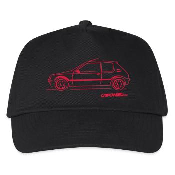 Dessin 205 - Casquette de baseball Enfant - noir - Devant