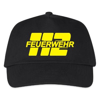 Fire Department 112 - Kids’ Baseball Cap - black - Front