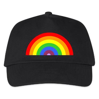rainbow - Kids’ Baseball Cap - black - Front
