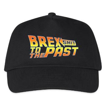 Brexshit to the Past Anti Brexit - BrexSHIT - BREX - Kids’ Baseball Cap - black - Front