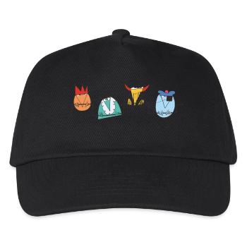 Shadoks pump - Kids’ Baseball Cap - black - Front