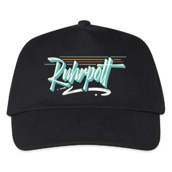 Ruhrpott - Kinder Basecap - Schwarz - Vorne