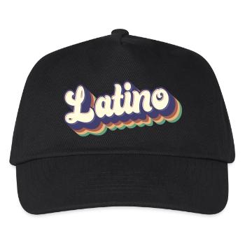 Latino - Stolze mexikanisch Spanisch Hispanic Root Men - Kinder Basecap - Schwarz - Vorne