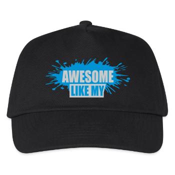 Awesome Like My Template - Kids’ Baseball Cap - black - Front