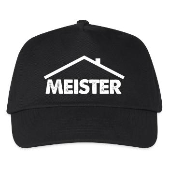 Hausmeister - Kinder Basecap - Schwarz - Vorne