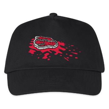 Blood pool steak juicy grill master - Casquette de baseball Enfant - noir - Devant