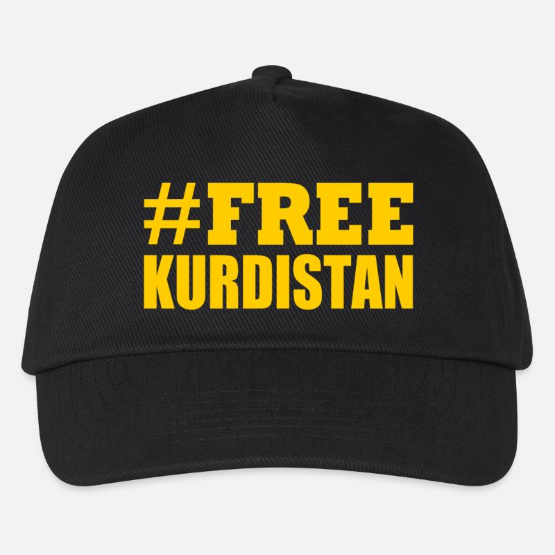 Free Kurdistan - Kinder Basecap - Schwarz
