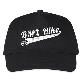 BMX Slogan - Kids’ Baseball Cap - black - Front