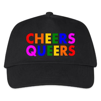 Cheers queers - Kids’ Baseball Cap - black - Front