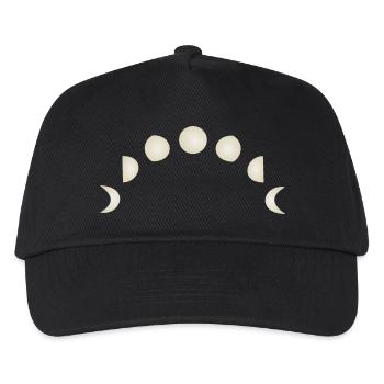 Moon phases Astronomy - Kids’ Baseball Cap - black - Front
