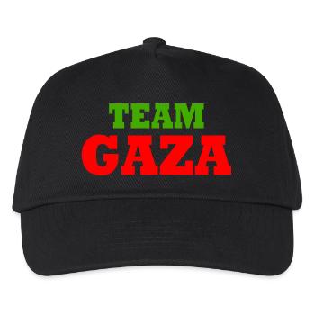 Team gaza - Kinder Basecap - Schwarz - Vorne
