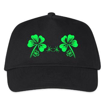 Soutien-gorge St Patrick’s Day Shamrock Soutien-gorge Bikini - Casquette de baseball Enfant - noir - Devant