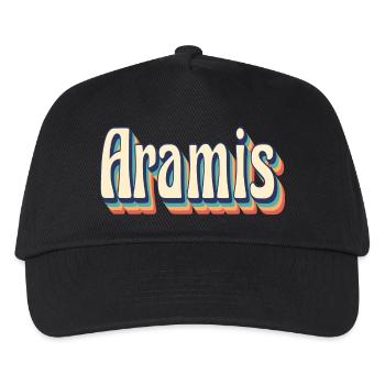 Vintage Retro Aramis T-Shirt T-Shirt Gift Idea - Kids’ Baseball Cap - black - Front