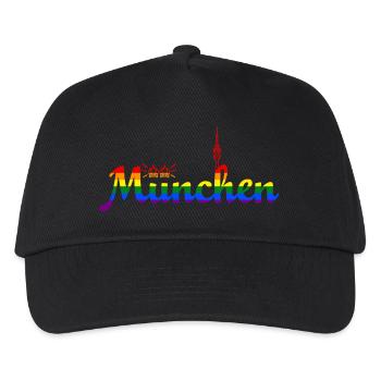 Munich Pride - Casquette de baseball Enfant - noir - Devant