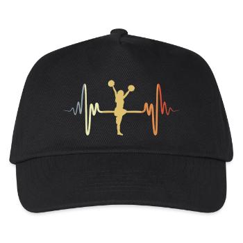 Vintage Cheerleader - Kinder Basecap - Schwarz - Vorne