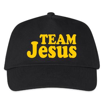 Team jesus - Kinder Basecap - Schwarz - Vorne